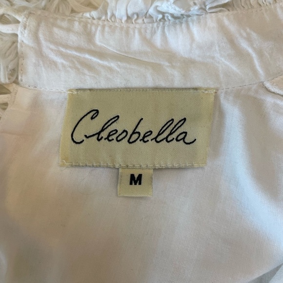 Cleobella 100% cotton Versailles Mini Dress in White size medium - Picture 7 of 10